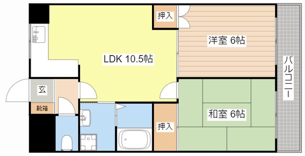 ハイツルピナスの物件間取画像